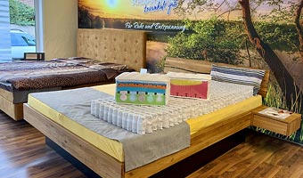 Bildergalerie Bettenausstellung AQUA LINE Schalfsysteme