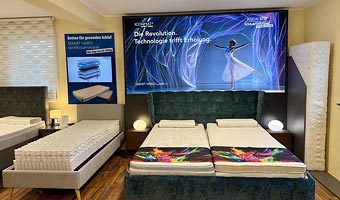 Bildergalerie Bettenausstellung AQUA LINE Schalfsysteme