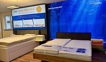 Bildergalerie Bettenausstellung AQUA LINE Schalfsysteme